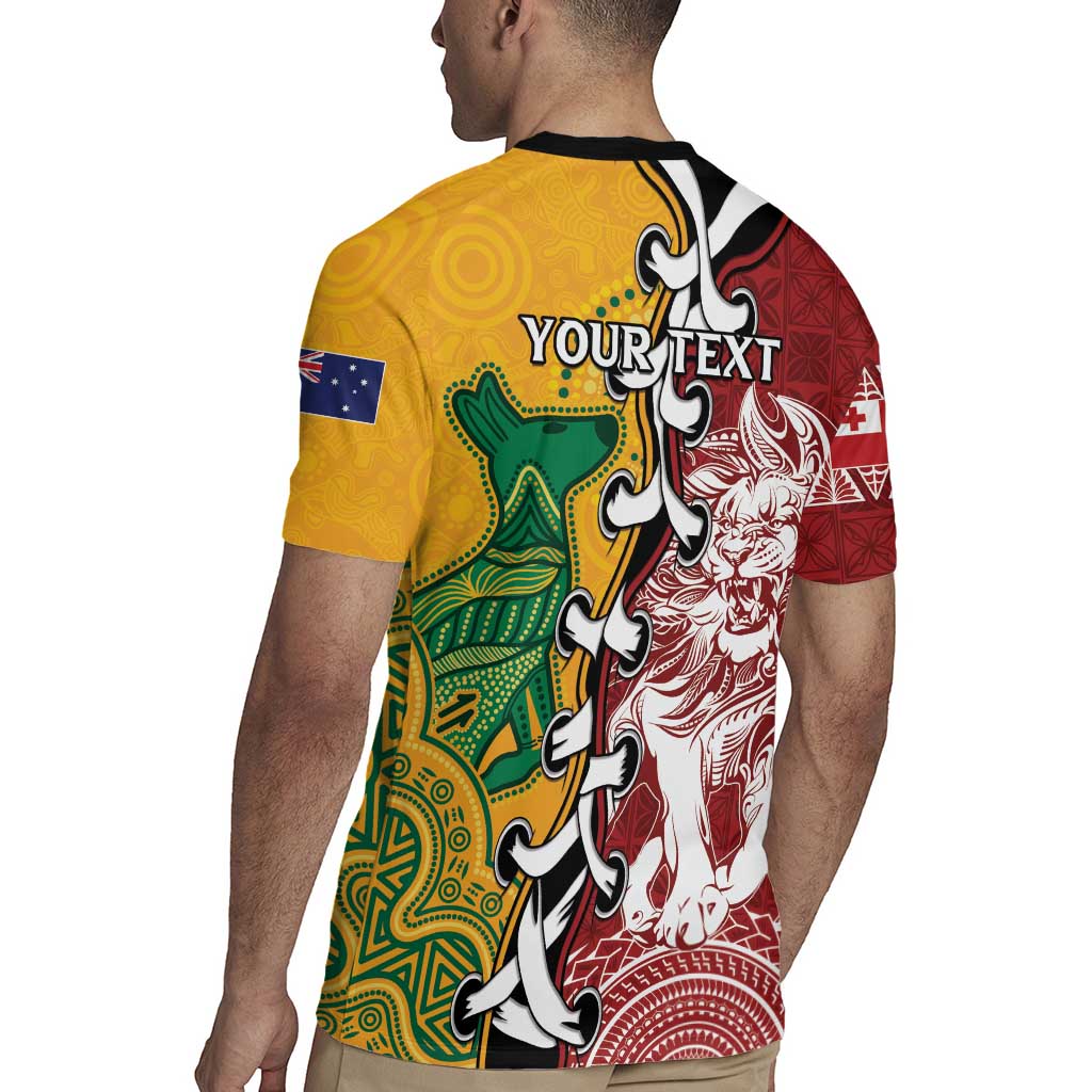 Mate Ma'a Tonga Vs Australia Rugby Personalized Rugby Jersey Special Mascots LT7 - Polynesian Pride