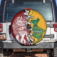 Mate Ma'a Tonga Vs Australia Rugby Personalized Spare Tire Cover Special Mascots LT7 Colorful - Polynesian Pride