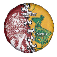 Mate Ma'a Tonga Vs Australia Rugby Personalized Spare Tire Cover Special Mascots LT7 - Polynesian Pride