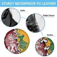 Mate Ma'a Tonga Vs Australia Rugby Personalized Spare Tire Cover Special Mascots LT7 - Polynesian Pride