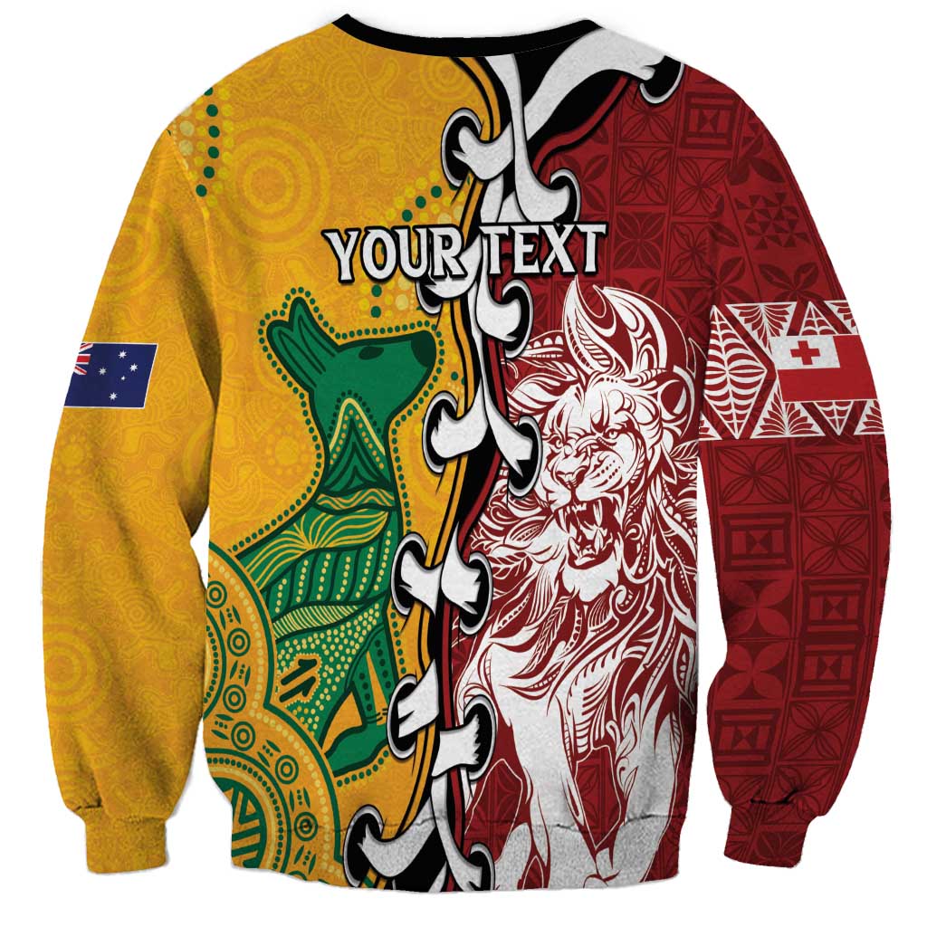 Mate Ma'a Tonga Vs Australia Rugby Personalized Sweatshirt Special Mascots LT7 - Polynesian Pride