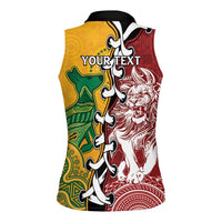 Mate Ma'a Tonga Vs Australia Rugby Personalized Women Sleeveless Polo Shirt Special Mascots