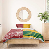 Australia - Tonga Rugby Custom Bedding Set Minimalist Dynamic