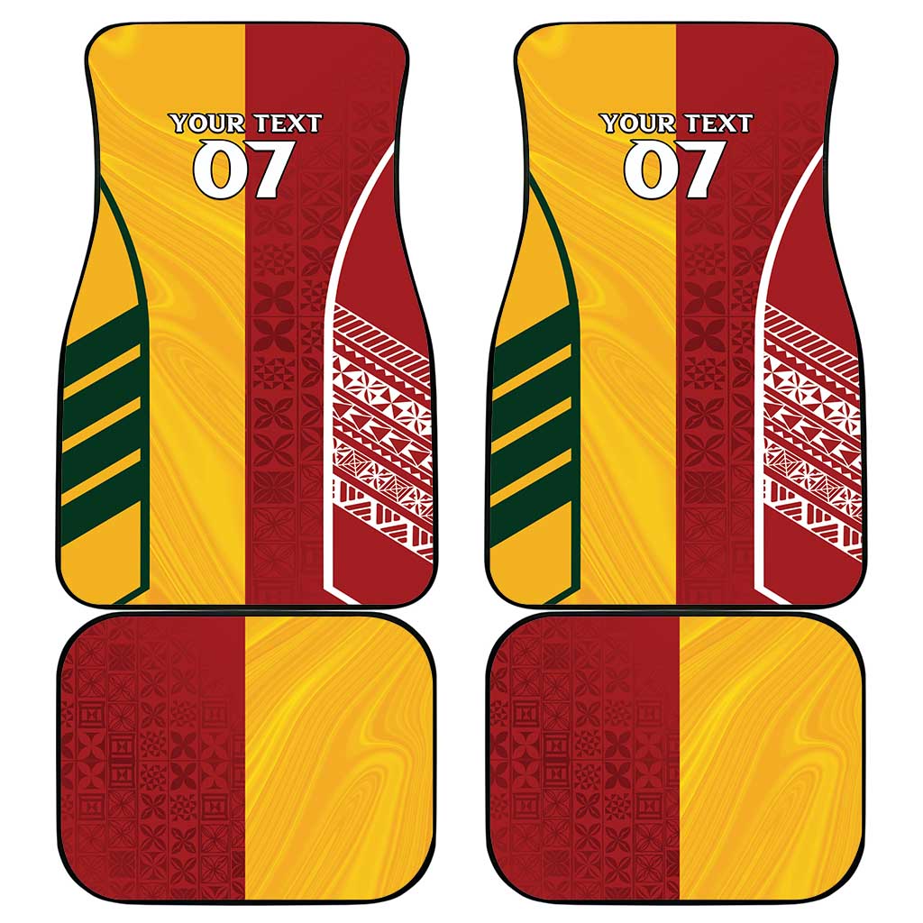 Australia - Tonga Rugby Custom Car Mats Minimalist Dynamic LT7 - Polynesian Pride