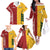 Australia - Tonga Rugby Custom Family Matching Off The Shoulder Long Sleeve Dress and Hawaiian Shirt Minimalist Dynamic