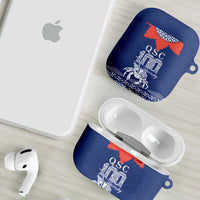 Queen Salote College 100 Years Anniversary AirPods Case Tonga QSC Royal Blue - Polynesian Pride