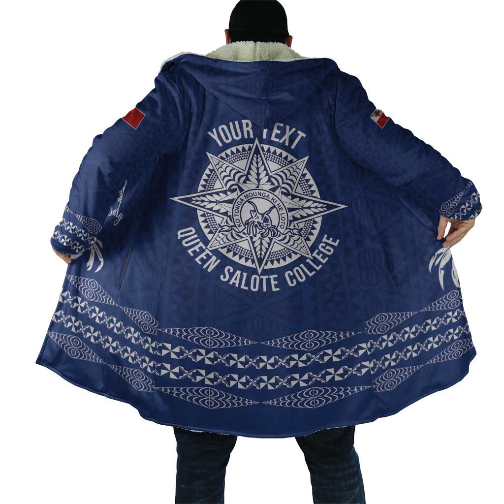 Queen Salote College 100 Years Anniversary Personalized Cloak Tonga QSC Royal Blue - Polynesian Pride
