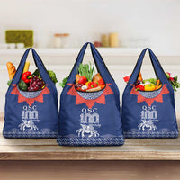 Queen Salote College 100 Years Anniversary Grocery Bag Tonga QSC Royal Blue - Polynesian Pride