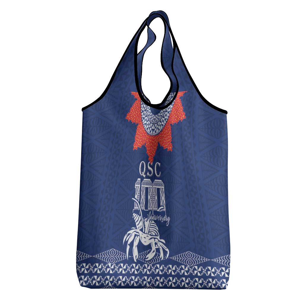 Queen Salote College 100 Years Anniversary Grocery Bag Tonga QSC Royal Blue - Polynesian Pride