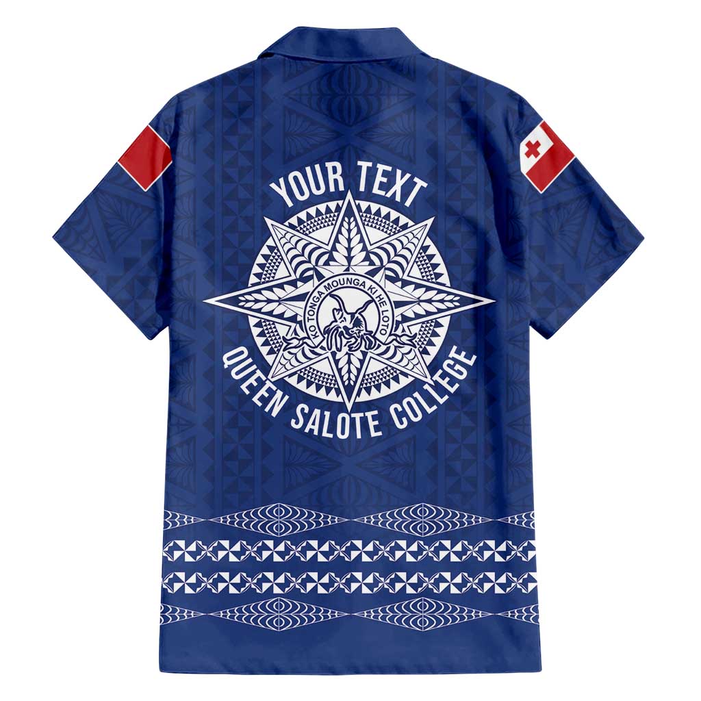 Queen Salote College 100 Years Anniversary Personalized Hawaiian Shirt Tonga QSC Royal Blue LT7 - Polynesian Pride