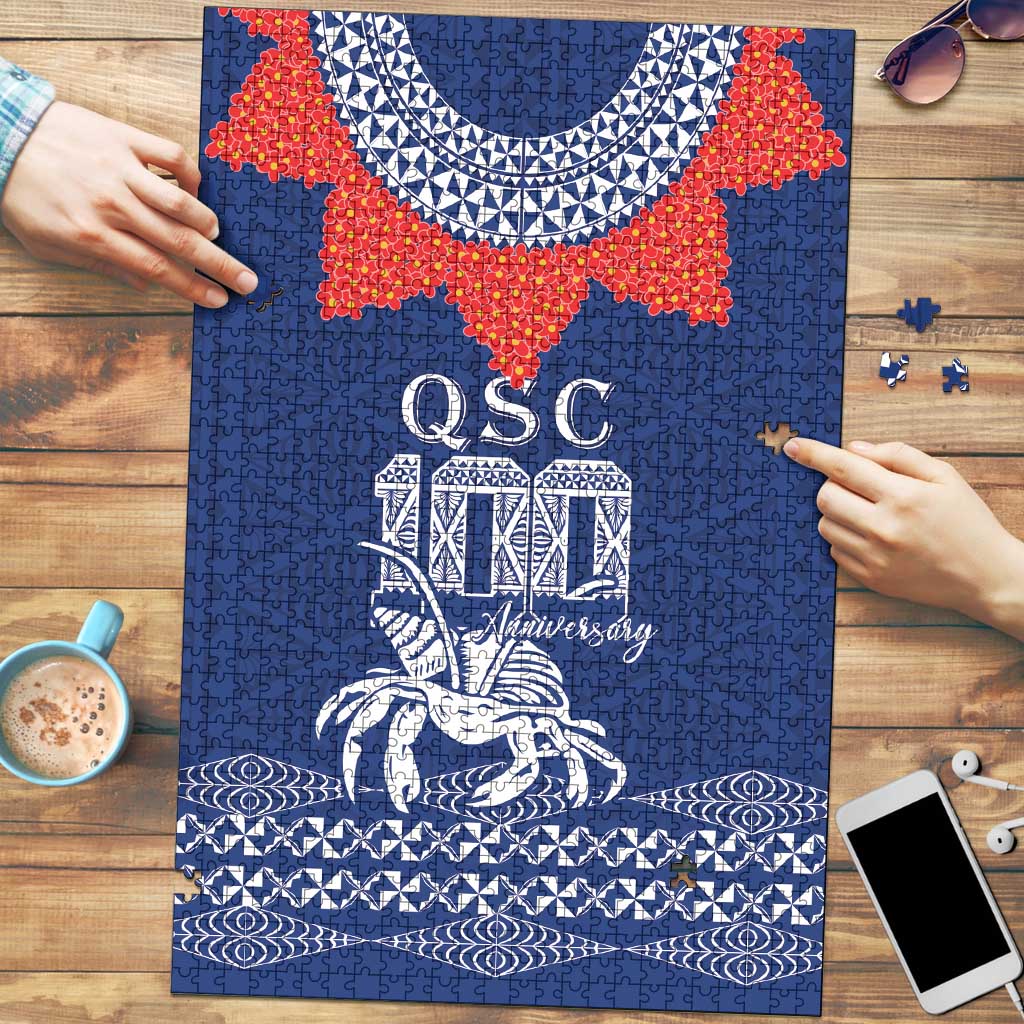 Queen Salote College 100 Years Anniversary Puzzle Tonga QSC Royal Blue - Polynesian Pride