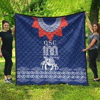 Queen Salote College 100 Years Anniversary Quilt Tonga QSC Royal Blue - Polynesian Pride