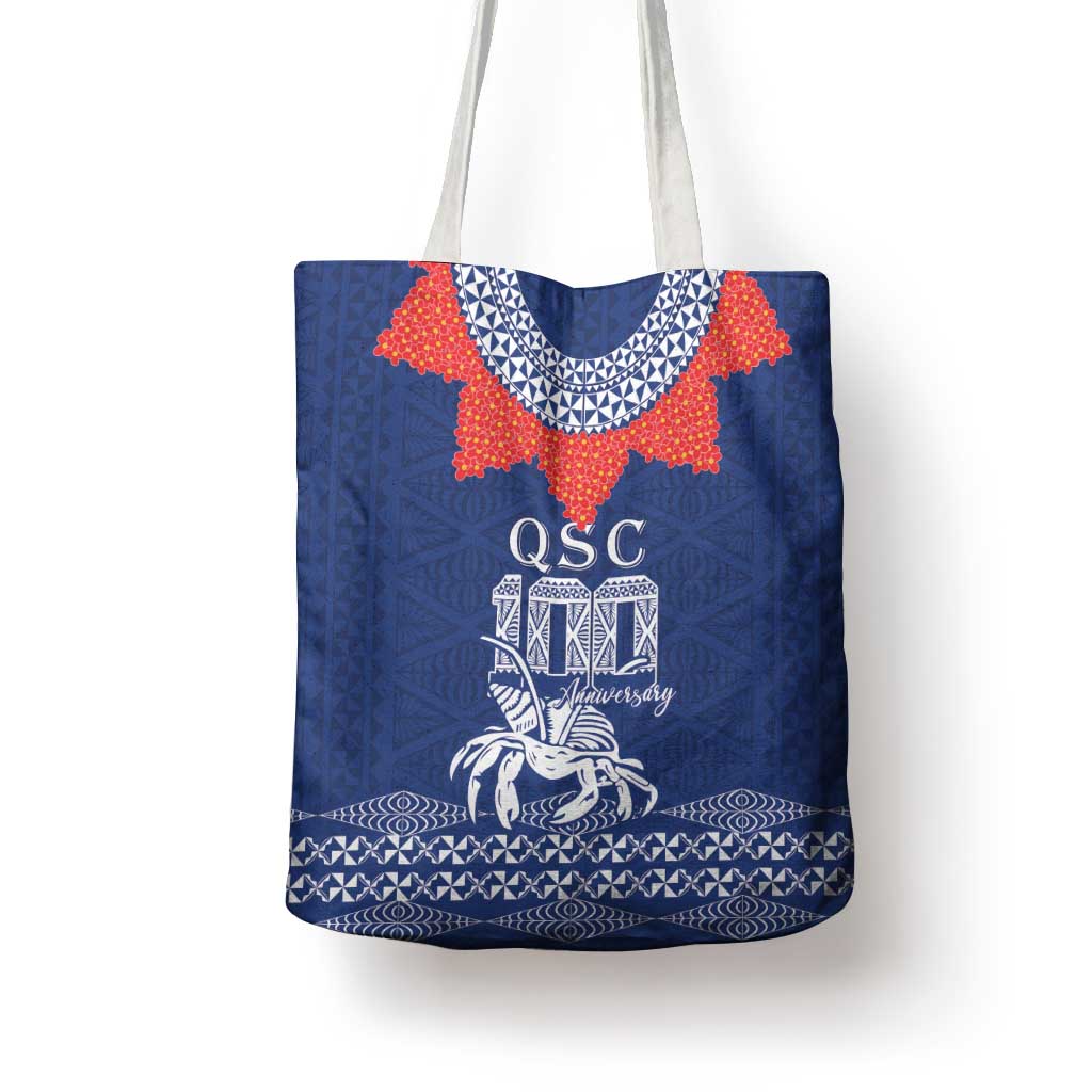 Queen Salote College 100 Years Anniversary Tote Bag Tonga QSC Royal Blue - Polynesian Pride