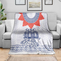 Queen Salote College 100 Years Anniversary Blanket Tonga QSC White - Polynesian Pride
