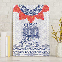 Queen Salote College 100 Years Anniversary Canvas Wall Art Tonga QSC White - Polynesian Pride