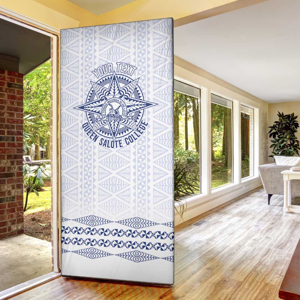 Queen Salote College 100 Years Anniversary Personalized Door Cover Tonga QSC White - Polynesian Pride