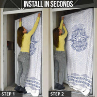 Queen Salote College 100 Years Anniversary Personalized Door Cover Tonga QSC White - Polynesian Pride