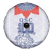 Queen Salote College 100 Years Anniversary Spare Tire Cover Tonga QSC White - Polynesian Pride