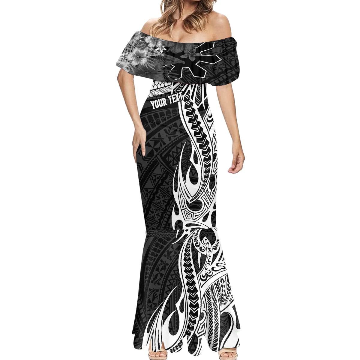 Personalised Philippines Mermaid Dress Tribal Sun LT7 - Polynesian Pride