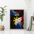 Personalised Philippines Tribal Canvas Wall Art Mix Plumeria - Flag Colors LT7 - Polynesian Pride