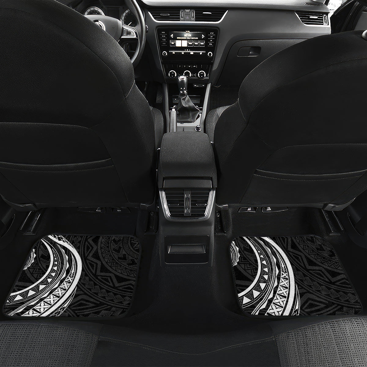 Personalised Philippines Tribal Car Mats Mix Plumeria LT7 - Polynesian Pride