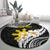 Personalised Philippines Tribal Round Carpet Mix Plumeria LT7 - Polynesian Pride