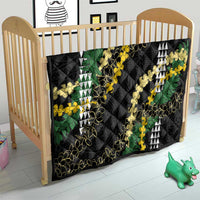 Hawaii Aloha Kakau Quilt Puakenikeni and Maile Lei Twist