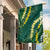 Hawaii Aloha Kakau Garden Flag Green Puakenikeni and Maile Lei Twist