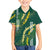 Hawaii Aloha Kakau Hawaiian Shirt Green Puakenikeni and Maile Lei Twist