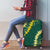 Hawaii Aloha Kakau Luggage Cover Green Puakenikeni and Maile Lei Twist