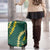 Hawaii Aloha Kakau Luggage Cover Green Puakenikeni and Maile Lei Twist