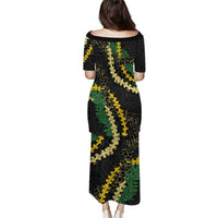 Hawaii Puakenikeni - Maile Lei Puletasi Obsidian Black LT7 - Polynesian Pride