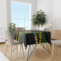 Hawaii Puakenikeni - Maile Lei Tablecloth Obsidian Black LT7 - Polynesian Pride