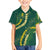 Hawaii Puakenikeni - Maile Lei Family Matching Off The Shoulder Long Sleeve Dress and Hawaiian Shirt Sage Green