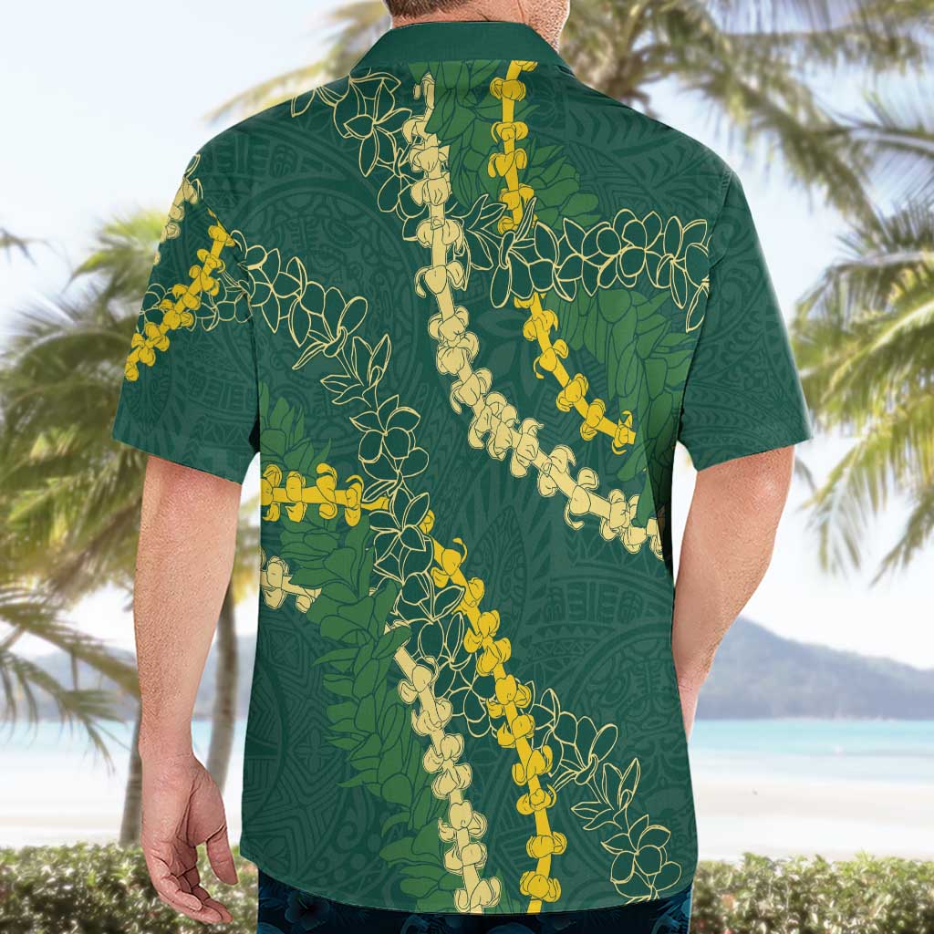 Hawaii Puakenikeni - Maile Lei Hawaiian Shirt Sage Green LT7 - Polynesian Pride