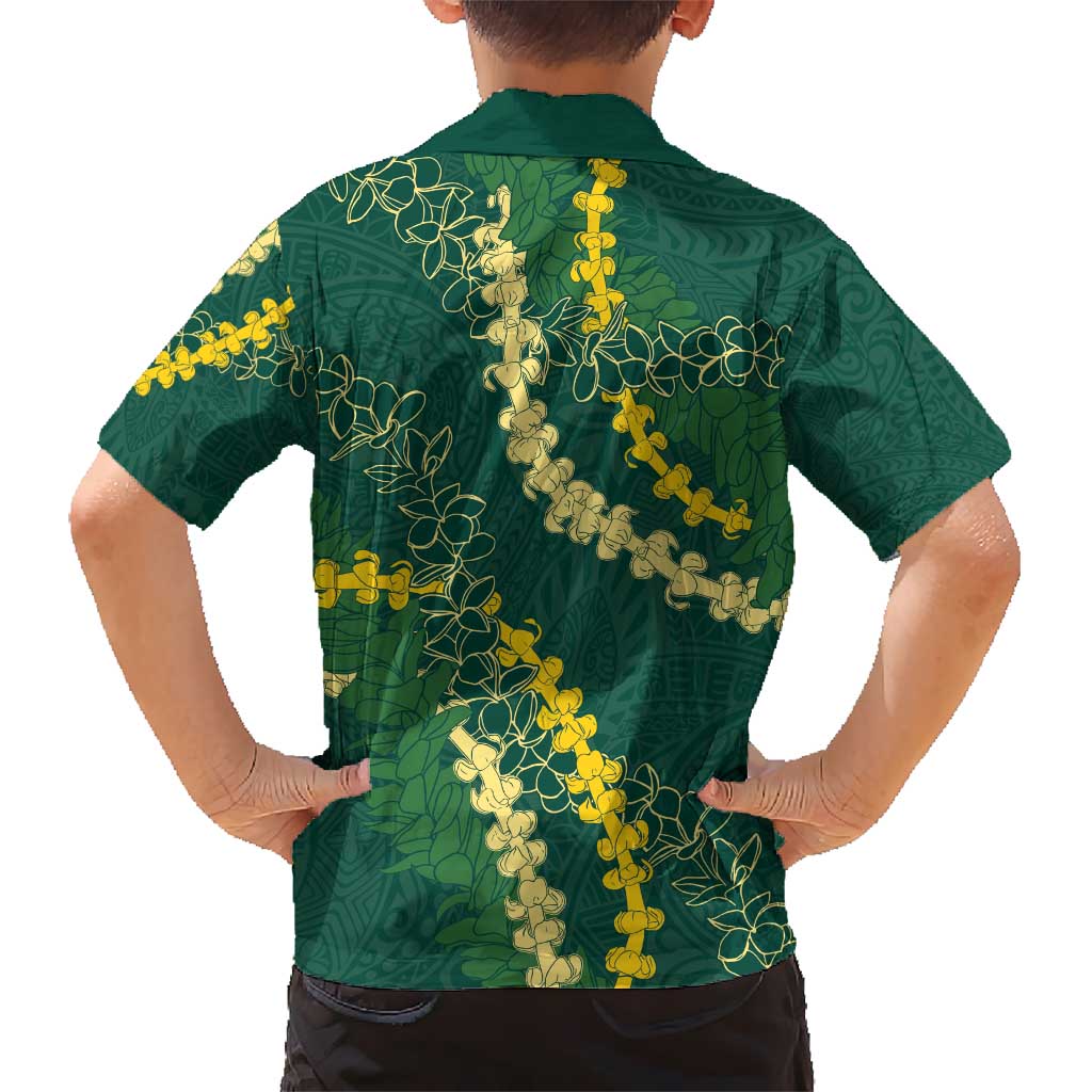 Hawaii Puakenikeni - Maile Lei Hawaiian Shirt Sage Green LT7 - Polynesian Pride