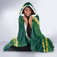 Hawaii Puakenikeni - Maile Lei Hooded Blanket Sage Green LT7 - Polynesian Pride