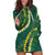 Hawaii Puakenikeni - Maile Lei Hoodie Dress Sage Green