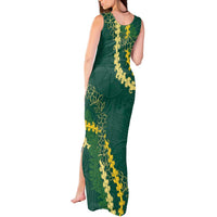 Hawaii Puakenikeni - Maile Lei Tank Maxi Dress Sage Green LT7 - Polynesian Pride