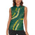 Hawaii Puakenikeni - Maile Lei Women Sleeveless Polo Shirt Sage Green