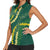 Hawaii Puakenikeni - Maile Lei Women Sleeveless Polo Shirt Sage Green