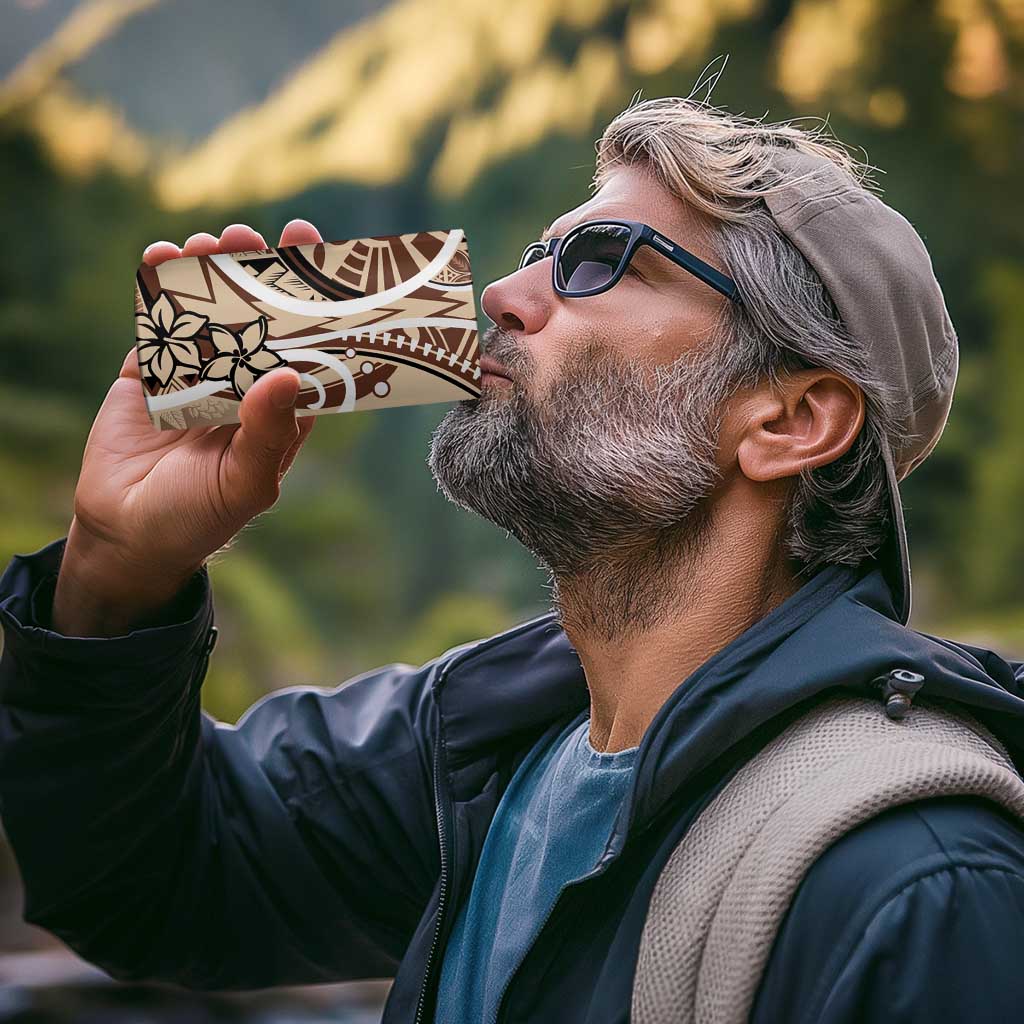 Samoa Siapo Classic Motif 4 in 1 Can Cooler Tumbler Manuia le tutoatasi o Samoa Independence