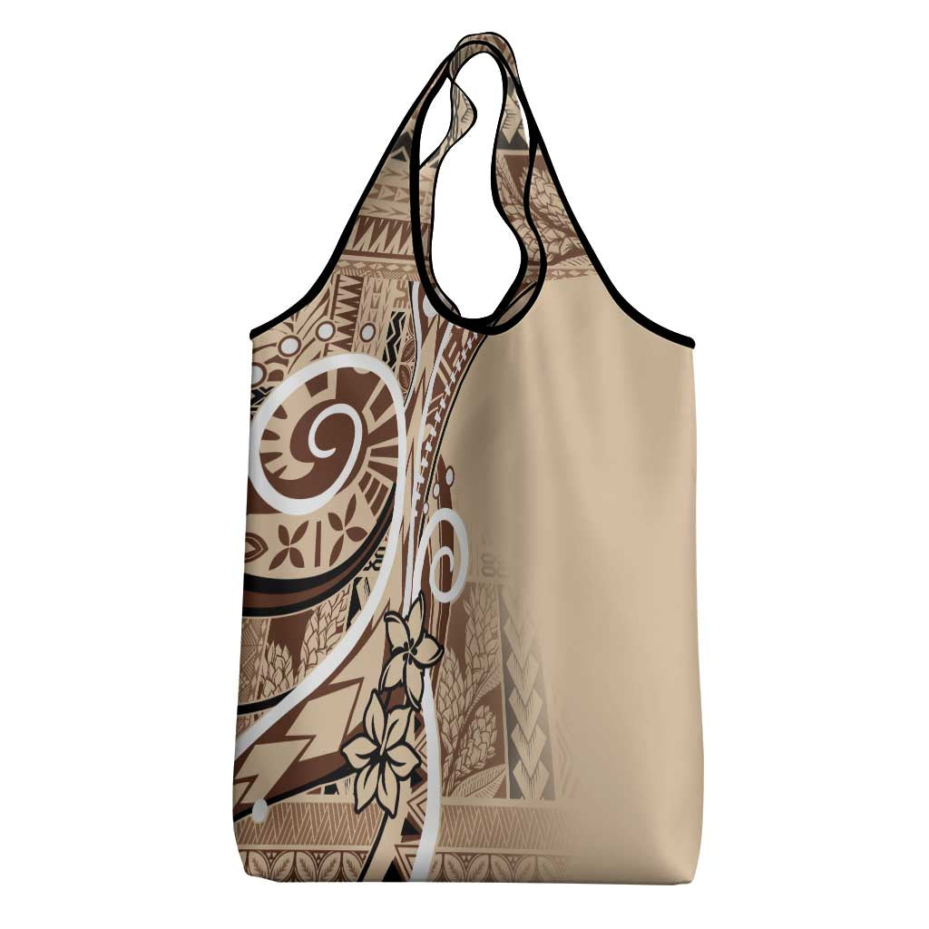 Samoa Siapo Classic Motif Grocery Bag Manuia le tutoatasi o Samoa Independence LT7 - Polynesian Pride