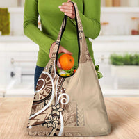 Samoa Siapo Classic Motif Grocery Bag Manuia le tutoatasi o Samoa Independence LT7 - Polynesian Pride