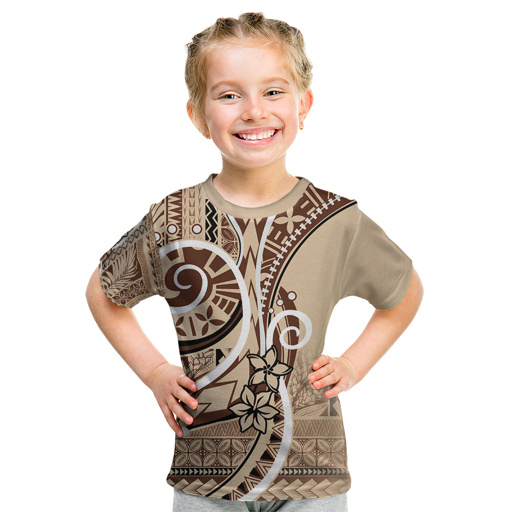 Samoa Siapo Classic Motif Kid T Shirt Manuia le tuto’atasi o Samoa Independence