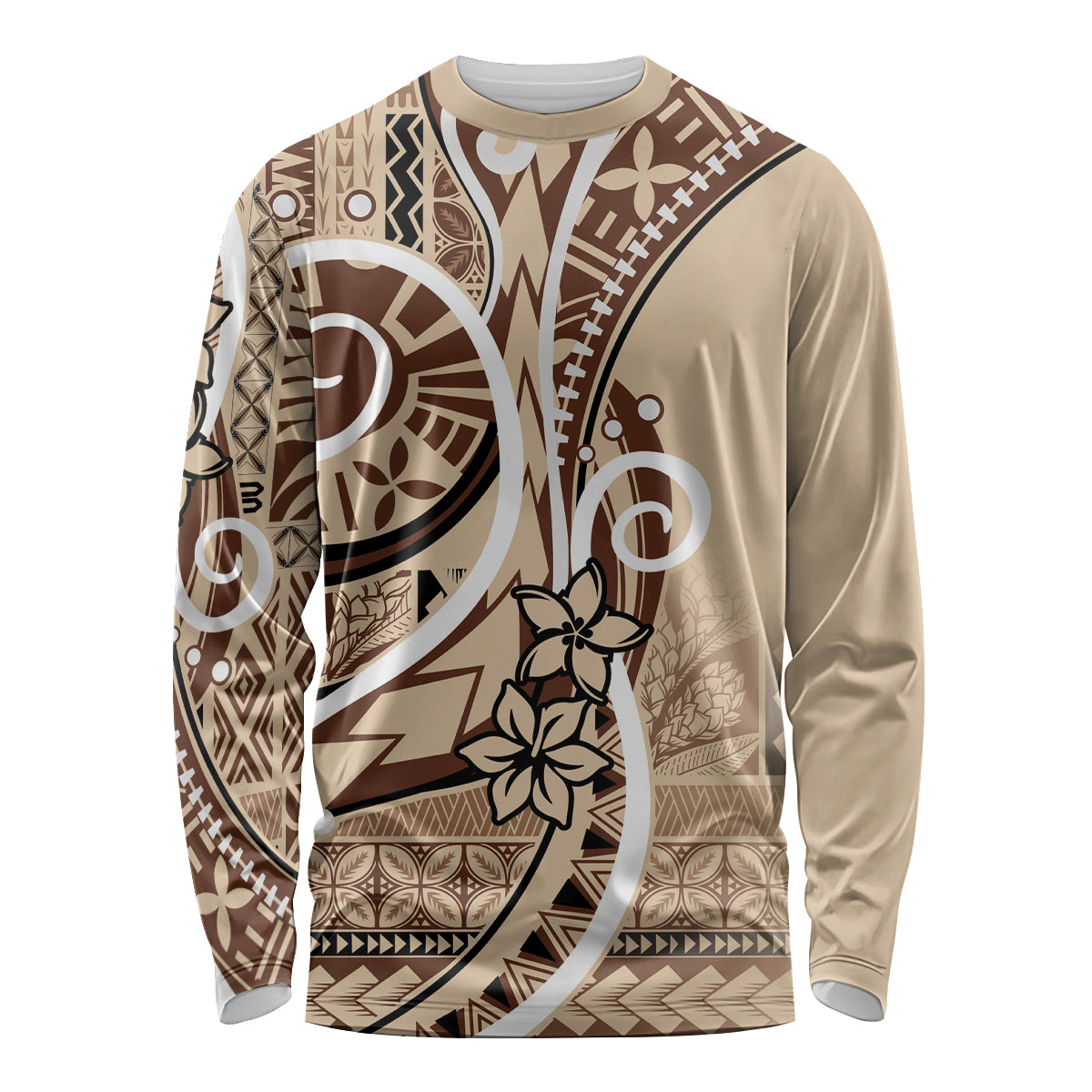 Samoa Siapo Classic Motif Long Sleeve Shirt Manuia le tuto’atasi o Samoa Independence