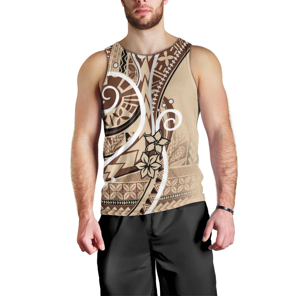 Samoa Siapo Classic Motif Men Tank Top Manuia le tuto’atasi o Samoa Independence