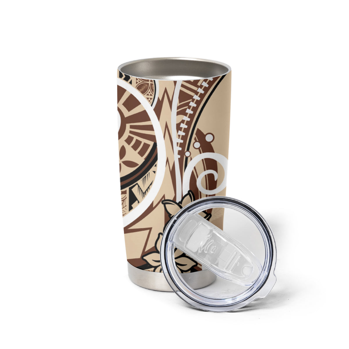 Samoa Siapo Classic Motif Tumbler Cup Manuia le tutoatasi o Samoa Independence