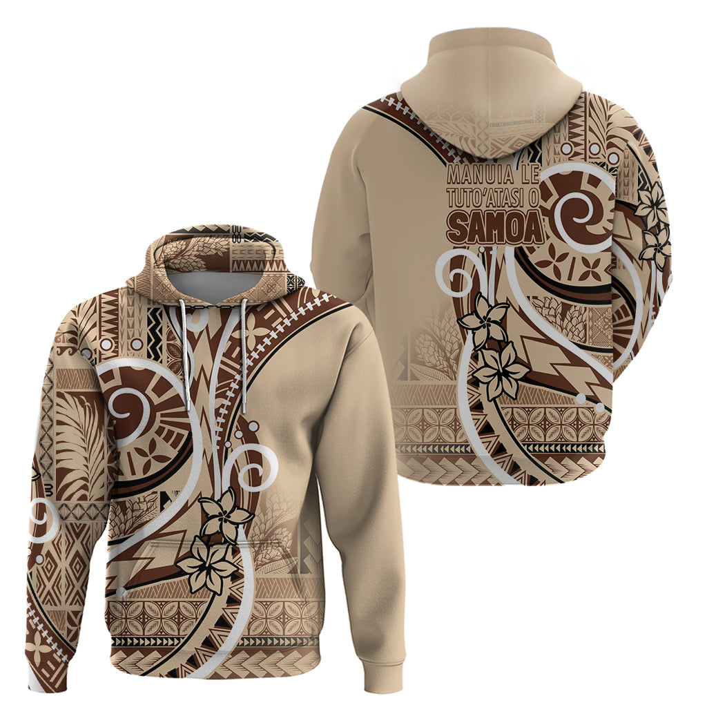 Samoa Siapo Classic Motif Zip Hoodie Manuia le tuto’atasi o Samoa Independence