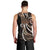 Samoa Siapo Classic Motif Men Tank Top Manuia le tuto’atasi o Samoa Independence Black Style